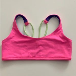 ivivva girls sports bra *never worn*
